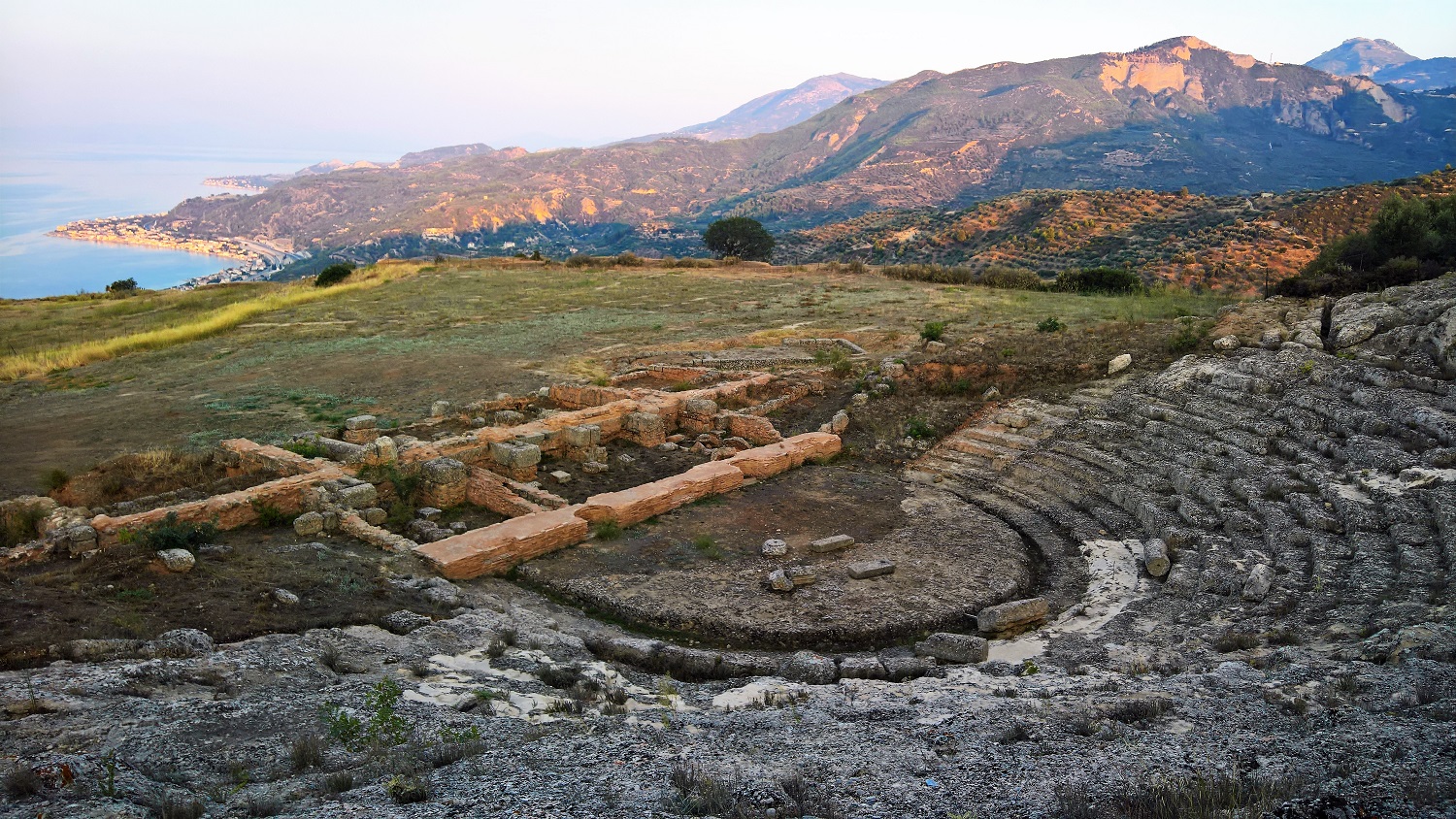 ancient theatre kids Greece patra