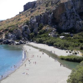 Crete beach kids