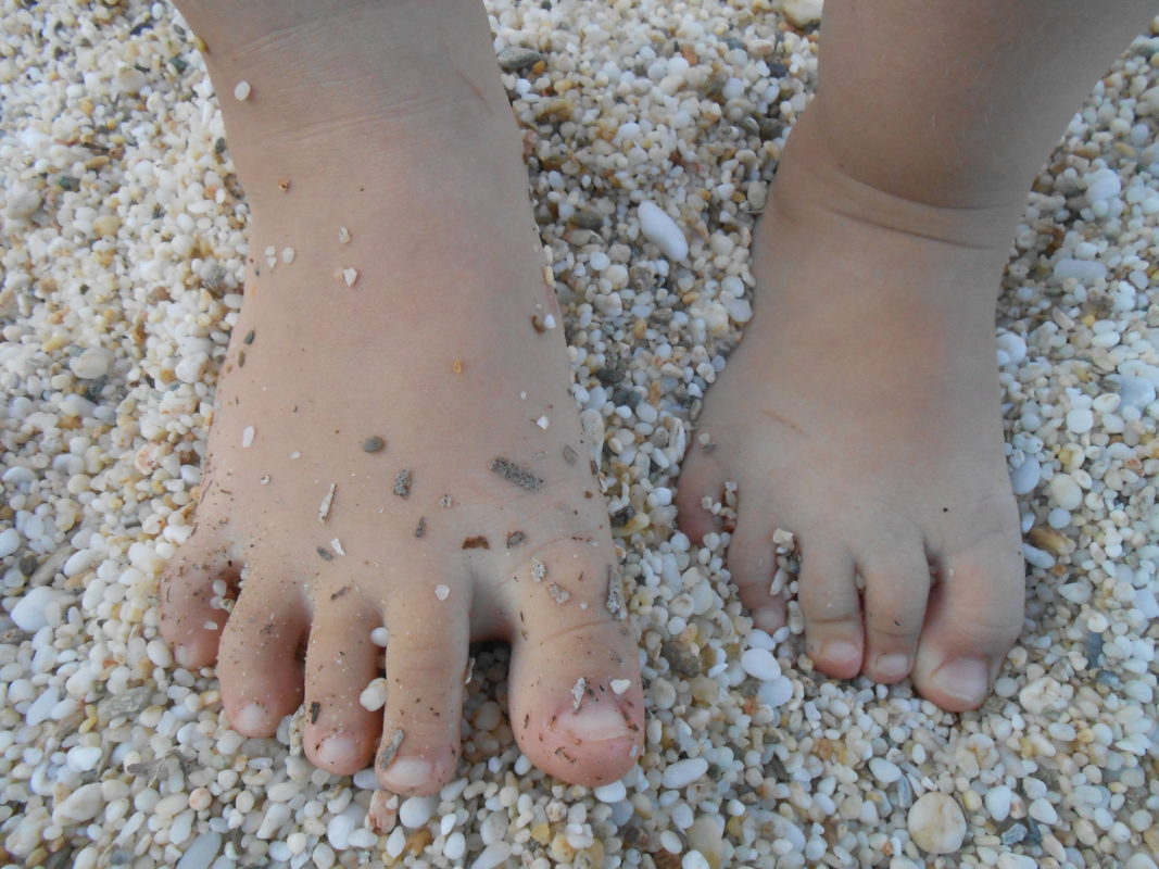 kids Greece evia beach babies