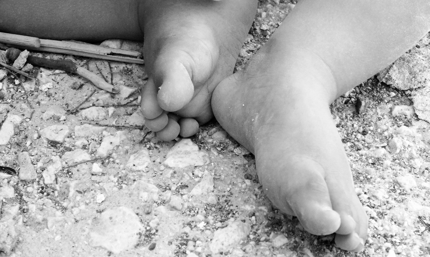 kids Greece baby feet