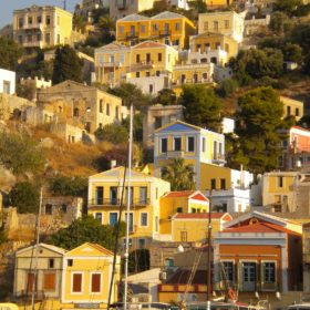 Greek islands symi with kids