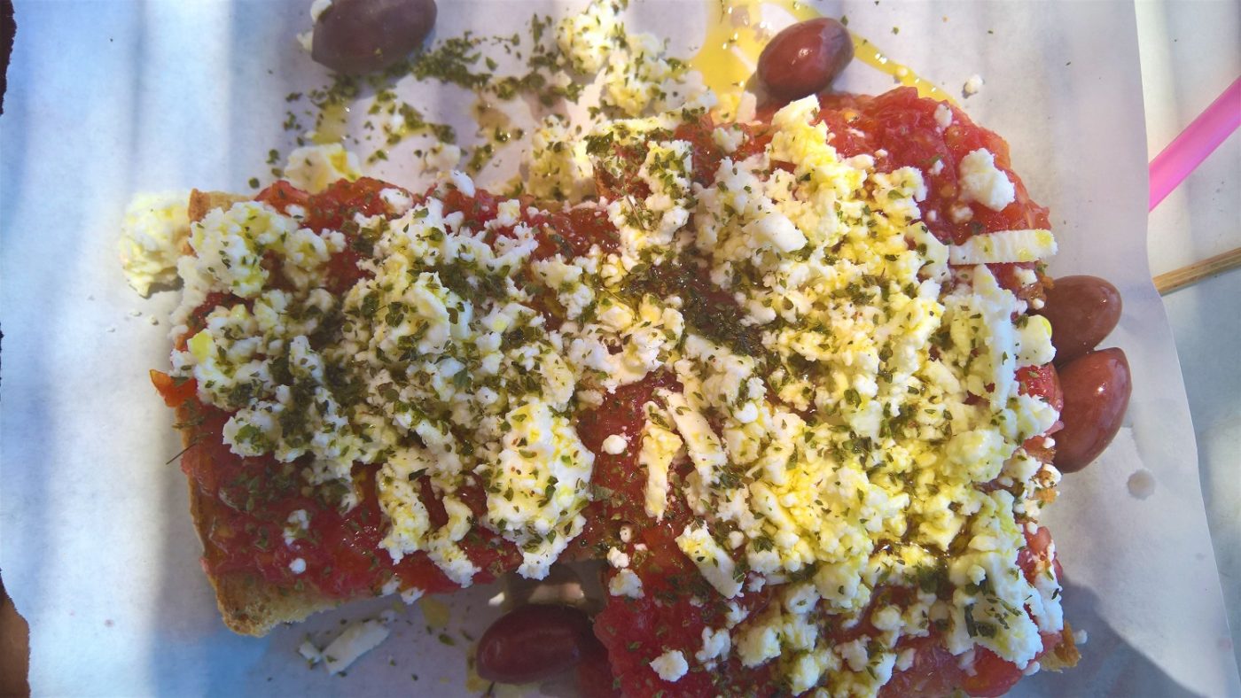 ntakos greek salad food tour athens