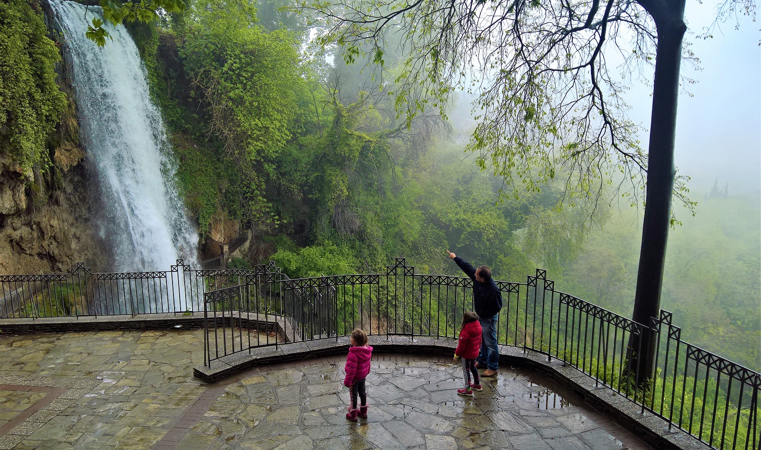 Greece kids family waterfalls edessa open museum
