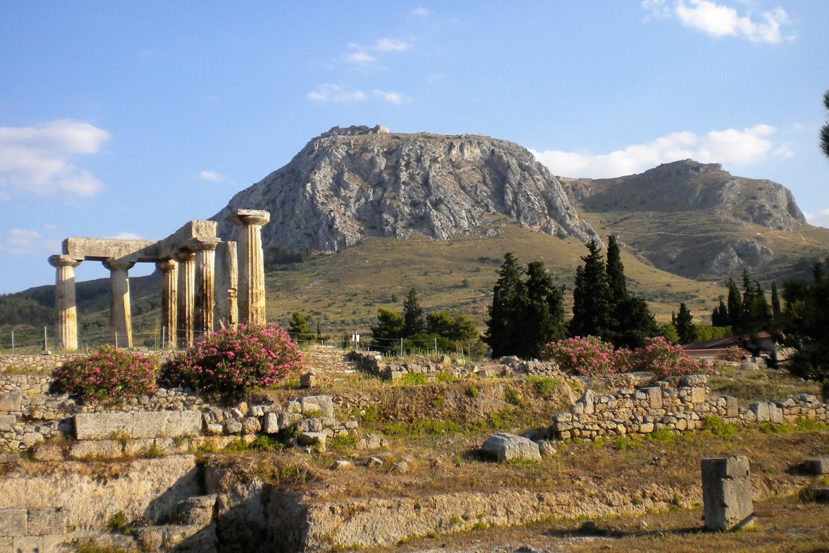 corinth ancient archaeological site