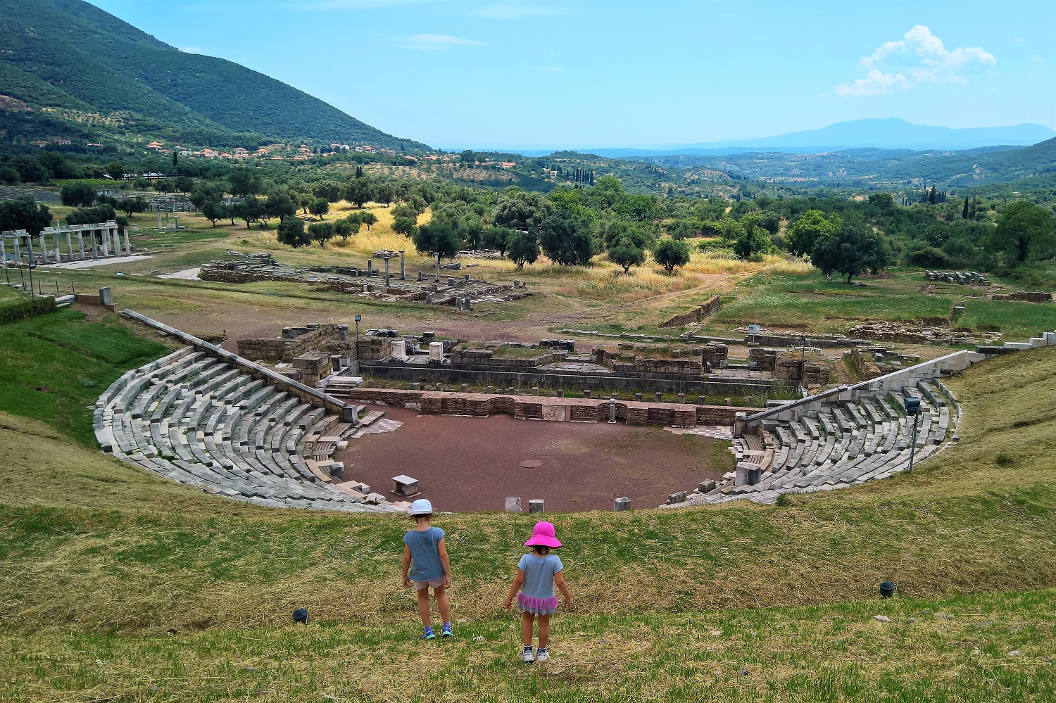ancient messene messinia peloponnese kids theatre
