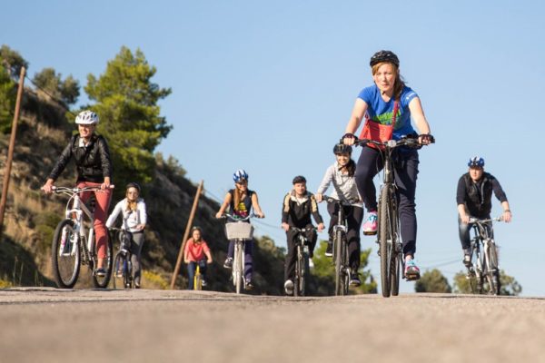 families cycling nafplio