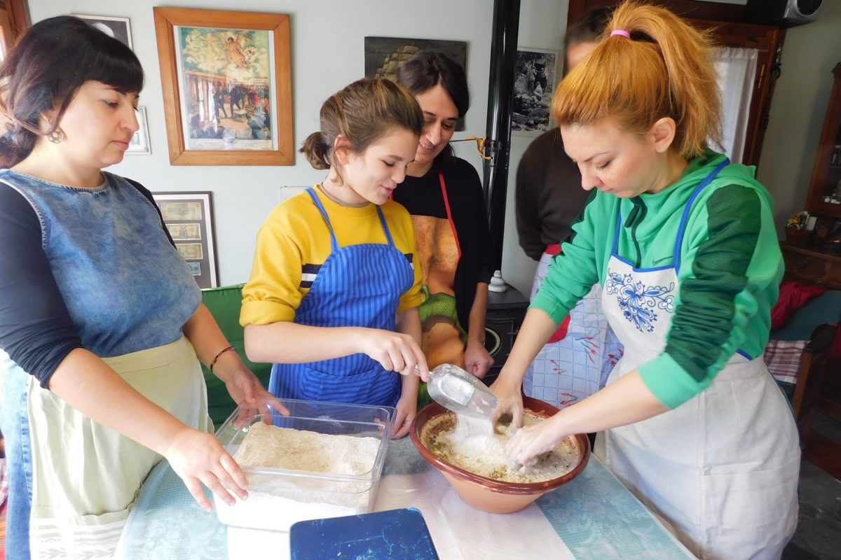 bread kneading rusk crete activities for families