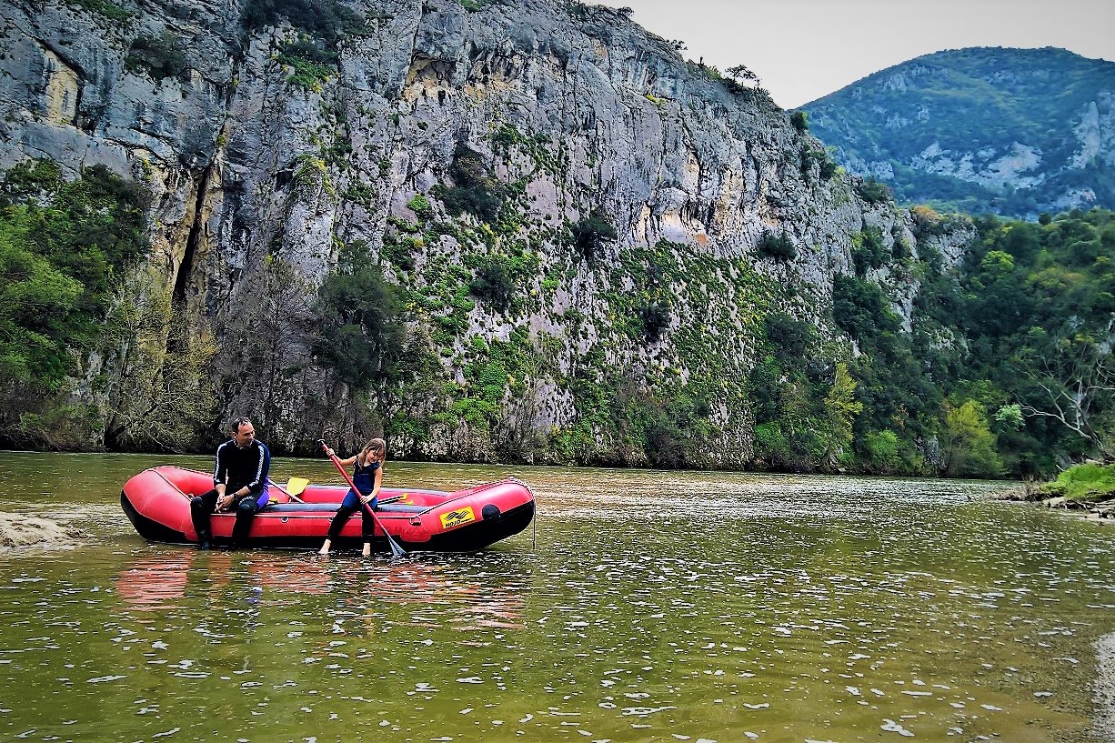 nestos kayak greece river kids