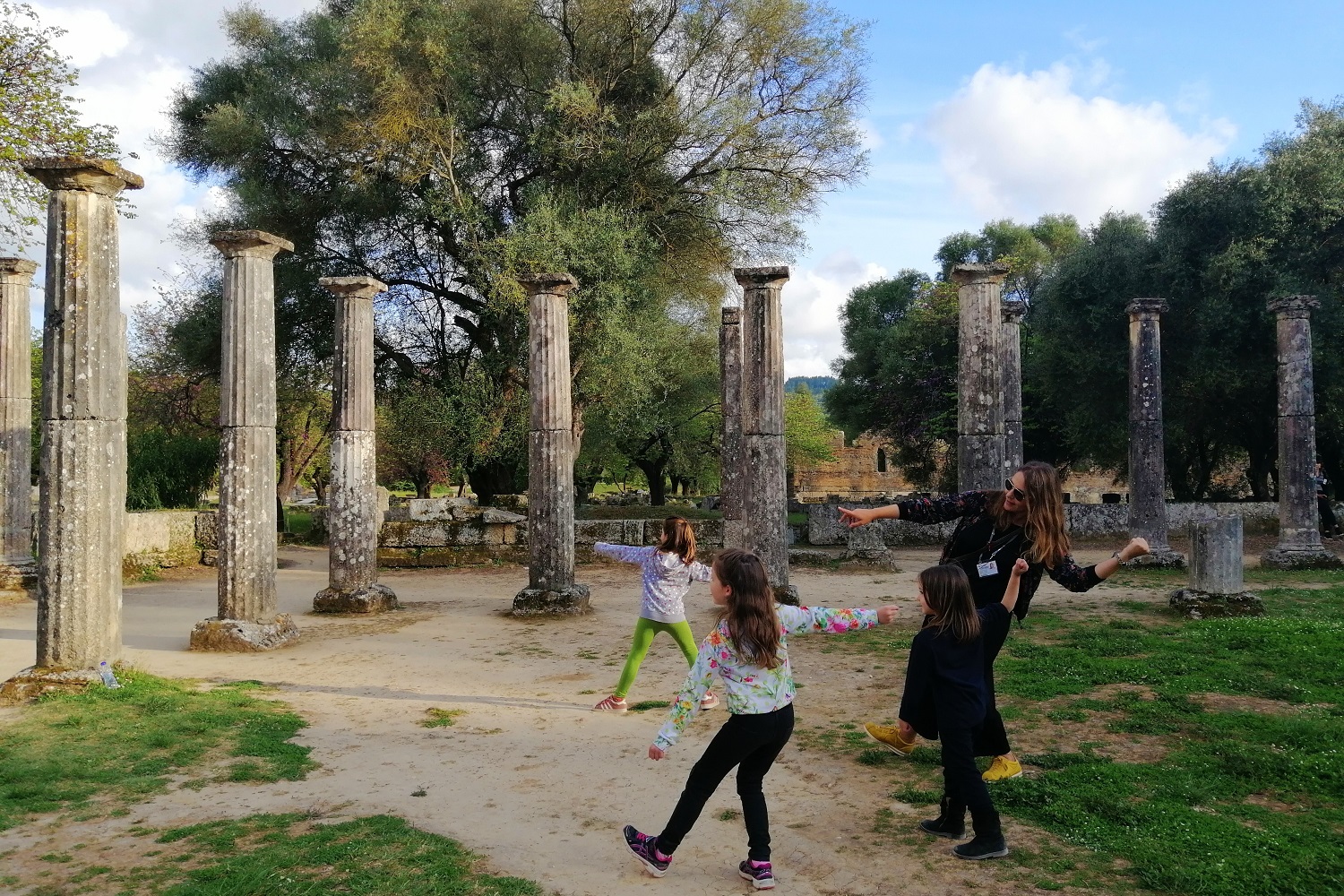 ancient olympia tour guide kids