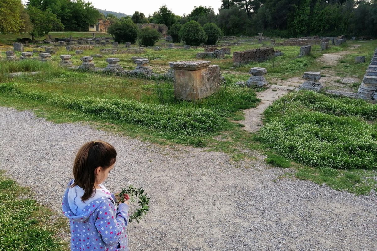 ancient olympia kids olive wreath