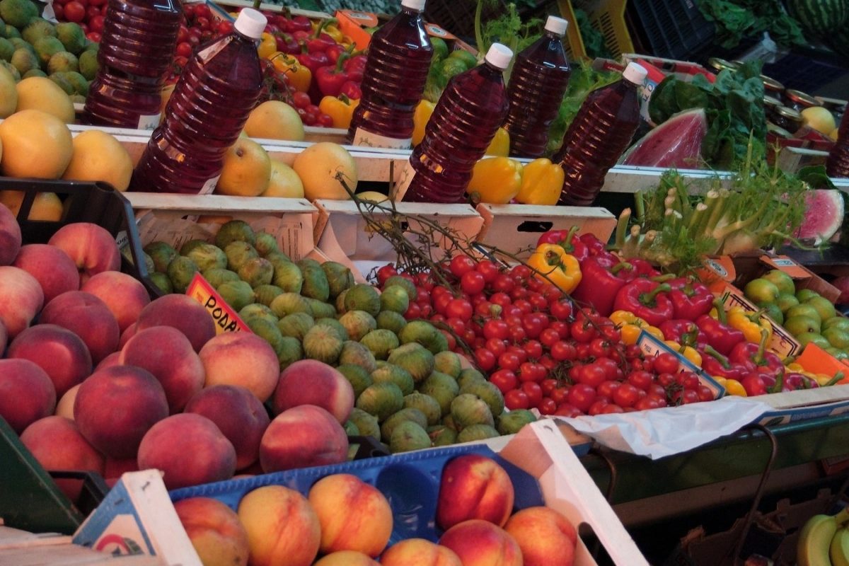 market food vegetables fruits