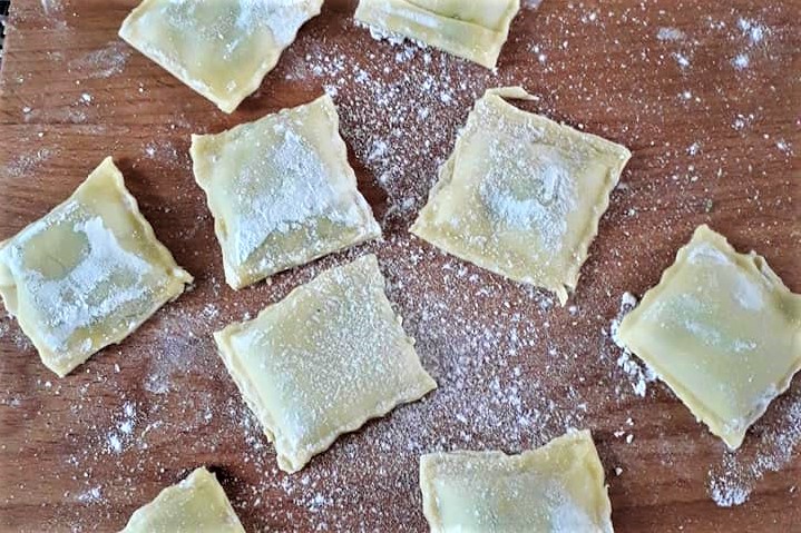 greek pasta pie making tinos