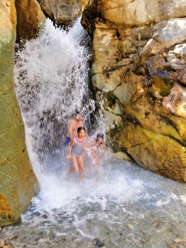 waterfall kids