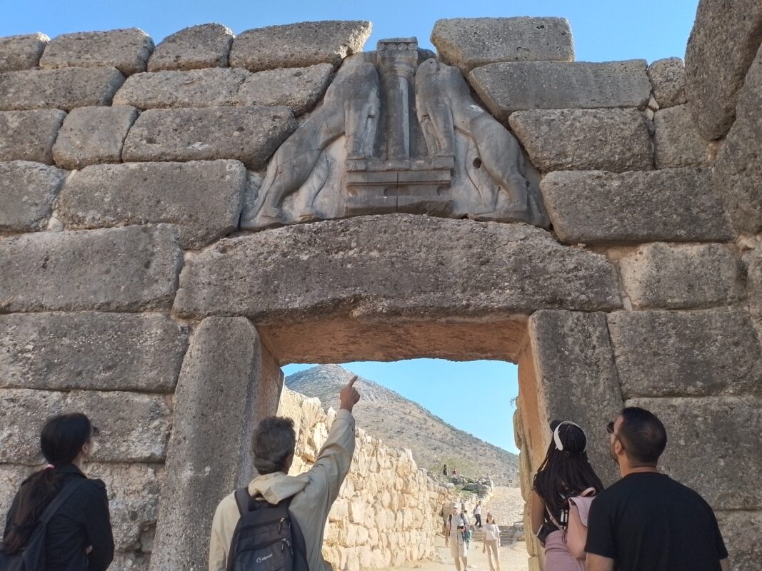 mycenae with best guide Lion gate