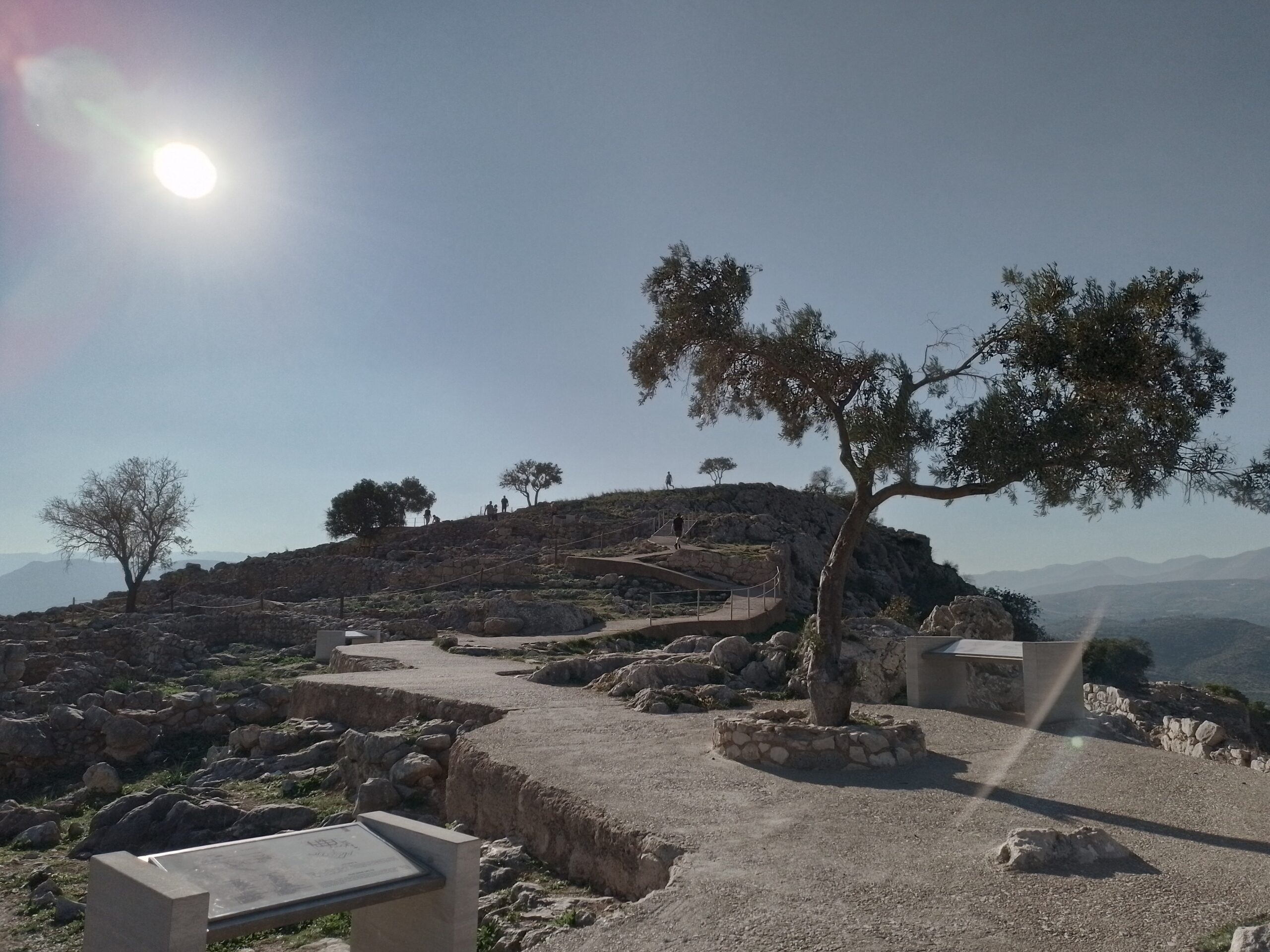 acropolis of mycenae october